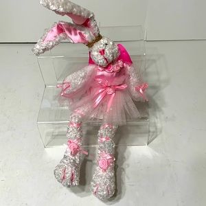 Rare bunny ballerina angel CHRISHA pink